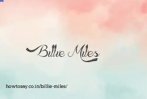 Billie Miles