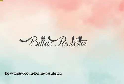 Billie Pauletto
