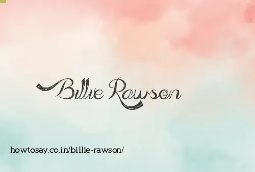 Billie Rawson