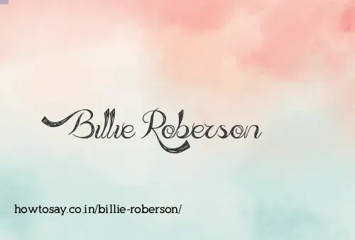 Billie Roberson