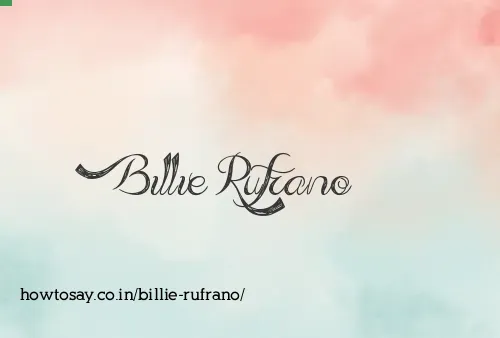 Billie Rufrano