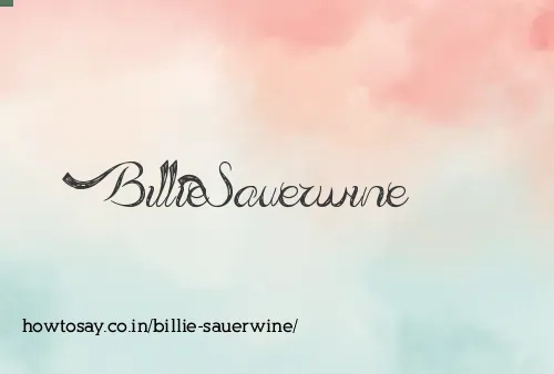 Billie Sauerwine