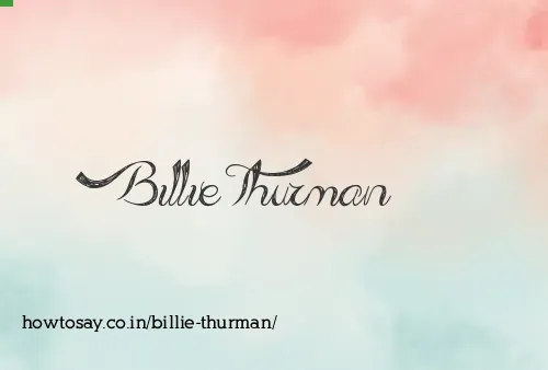 Billie Thurman