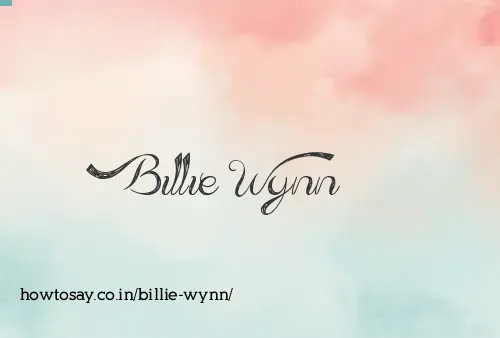 Billie Wynn