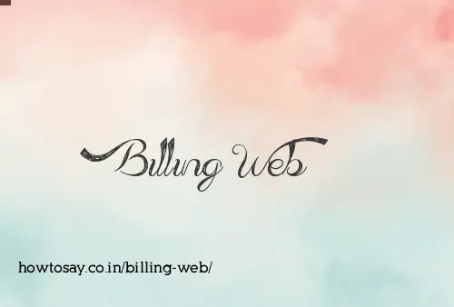 Billing Web