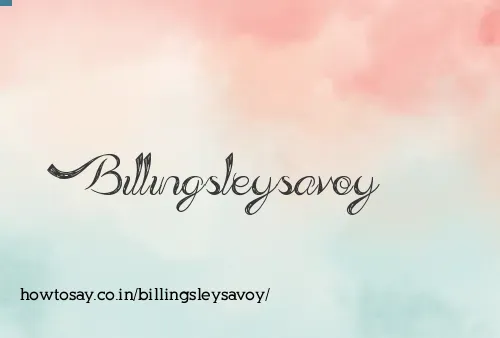 Billingsleysavoy
