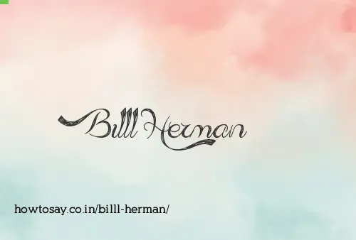 Billl Herman