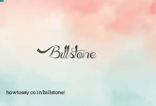 Billstone