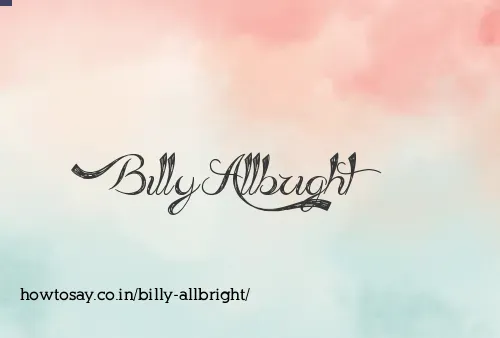Billy Allbright