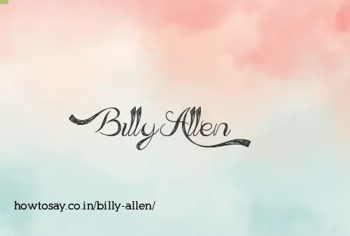 Billy Allen