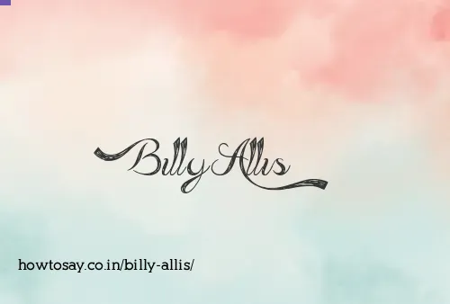 Billy Allis