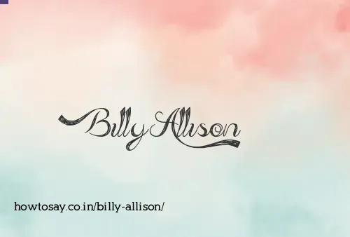 Billy Allison