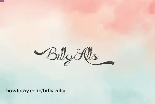 Billy Alls