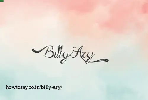 Billy Ary