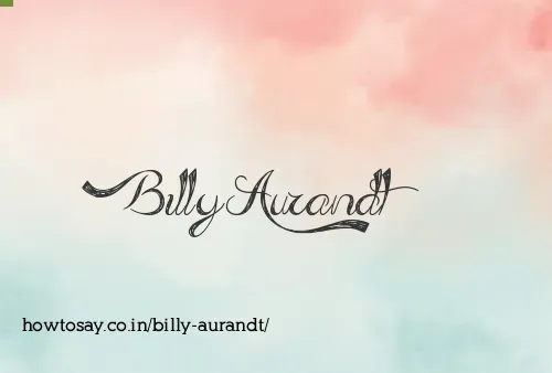 Billy Aurandt