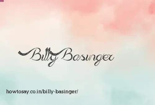 Billy Basinger