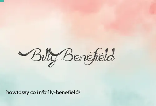 Billy Benefield