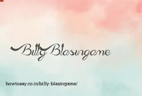 Billy Blasingame