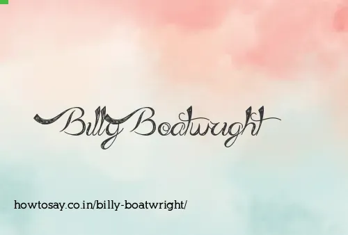 Billy Boatwright