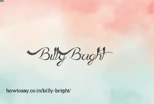 Billy Bright