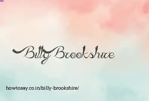 Billy Brookshire