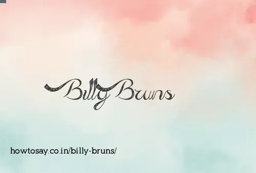 Billy Bruns