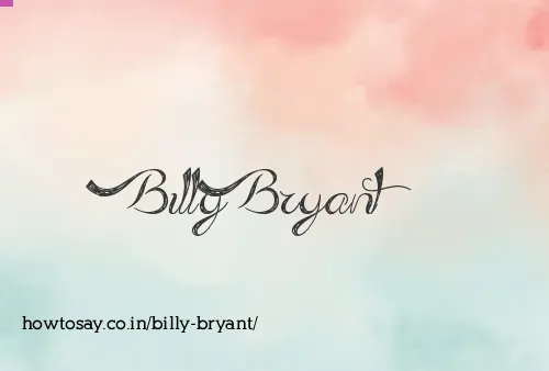 Billy Bryant