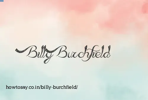 Billy Burchfield