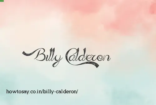 Billy Calderon