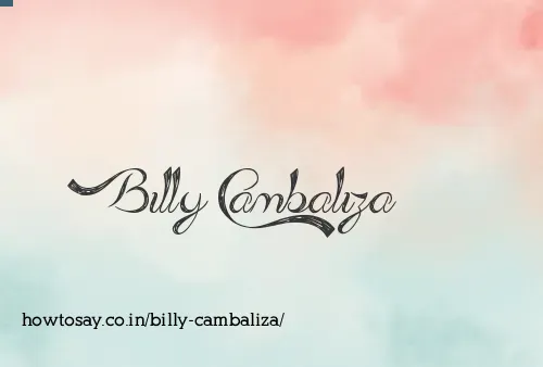 Billy Cambaliza