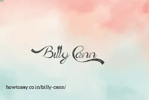 Billy Cann