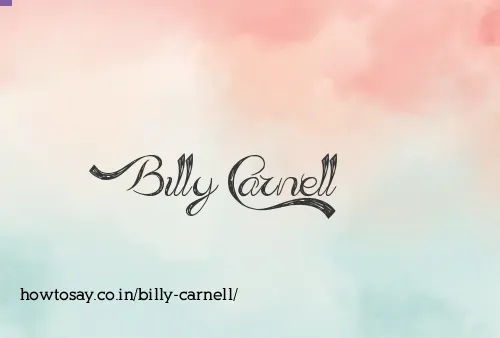 Billy Carnell