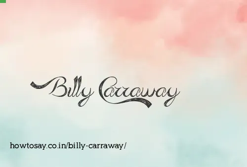 Billy Carraway
