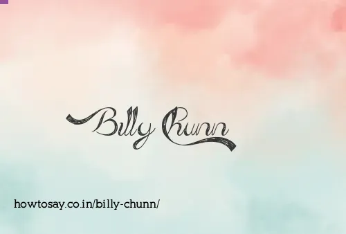Billy Chunn