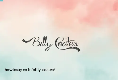 Billy Coates