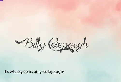 Billy Colepaugh