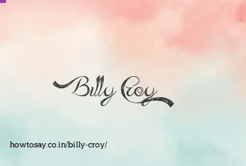 Billy Croy