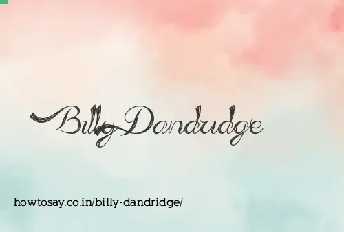 Billy Dandridge