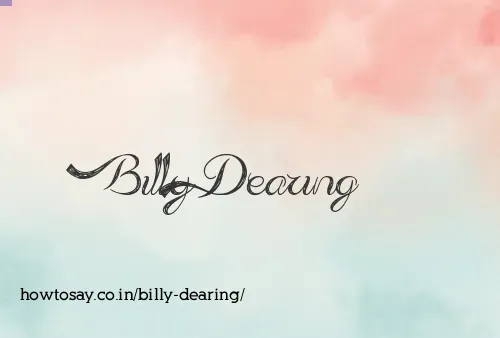 Billy Dearing