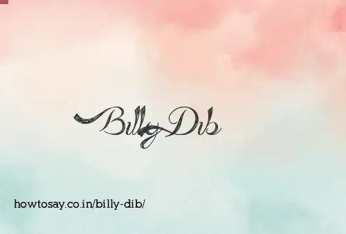 Billy Dib