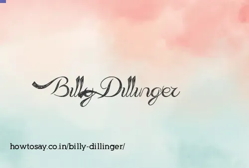 Billy Dillinger