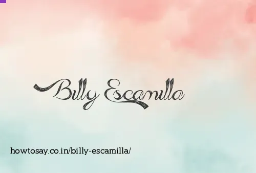 Billy Escamilla