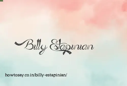 Billy Estapinian