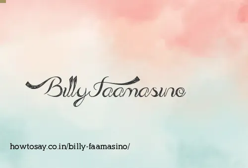 Billy Faamasino