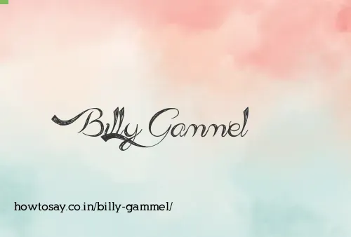Billy Gammel