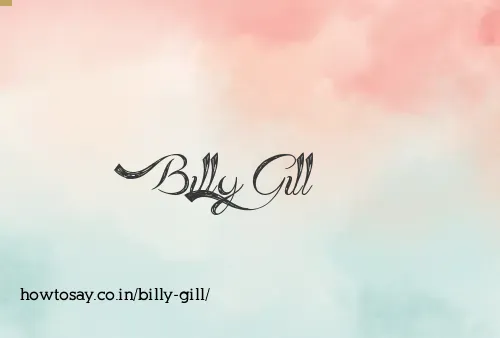 Billy Gill