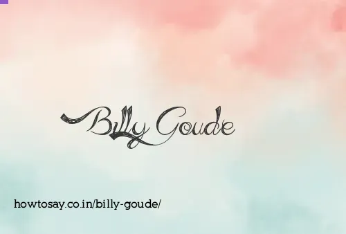 Billy Goude