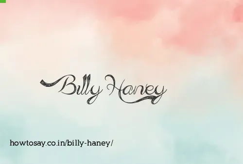 Billy Haney