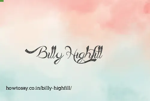 Billy Highfill