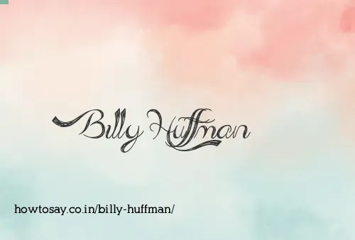 Billy Huffman